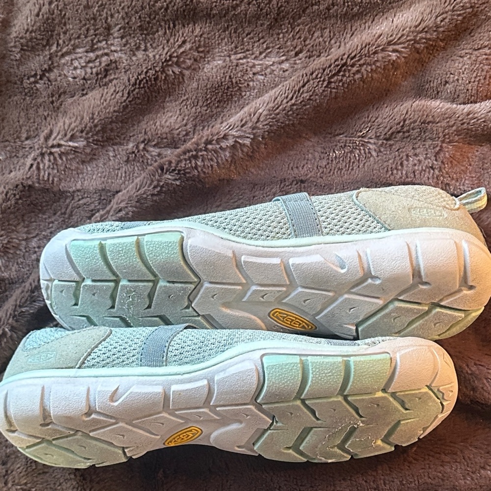 Keen Hush Knit Light Green Casual Mary Jane Shoes - Picture 14 of 14